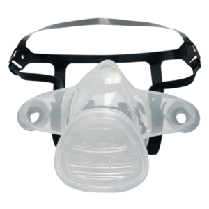 Speech-Enhanced Half-Face Mask Assembly