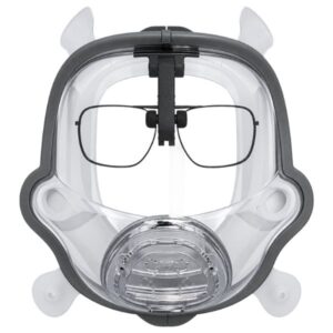 spectacle mounting kit with ayo wx full face mask